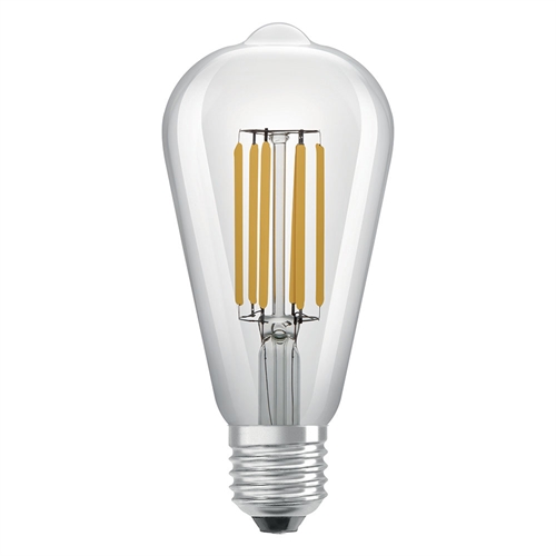 LED Pære Ultra Effektiv Edison 4W E27 Klar Fil Ledvance