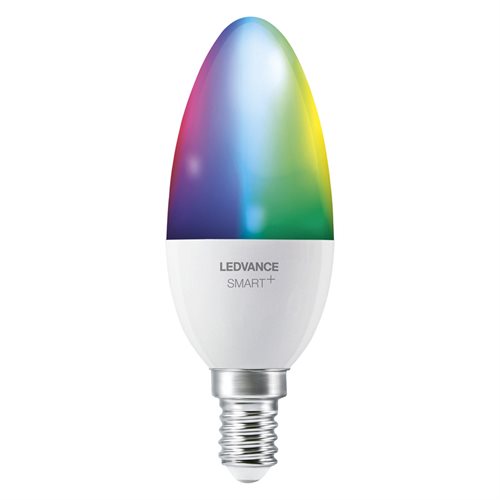LED Pære Smart+ WiFi 4,9W E14 RGBW Kerte Ledvance