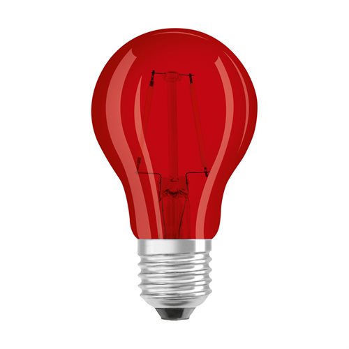 LED Pære Decor A Rød 2,5W E27 ST Ledvance